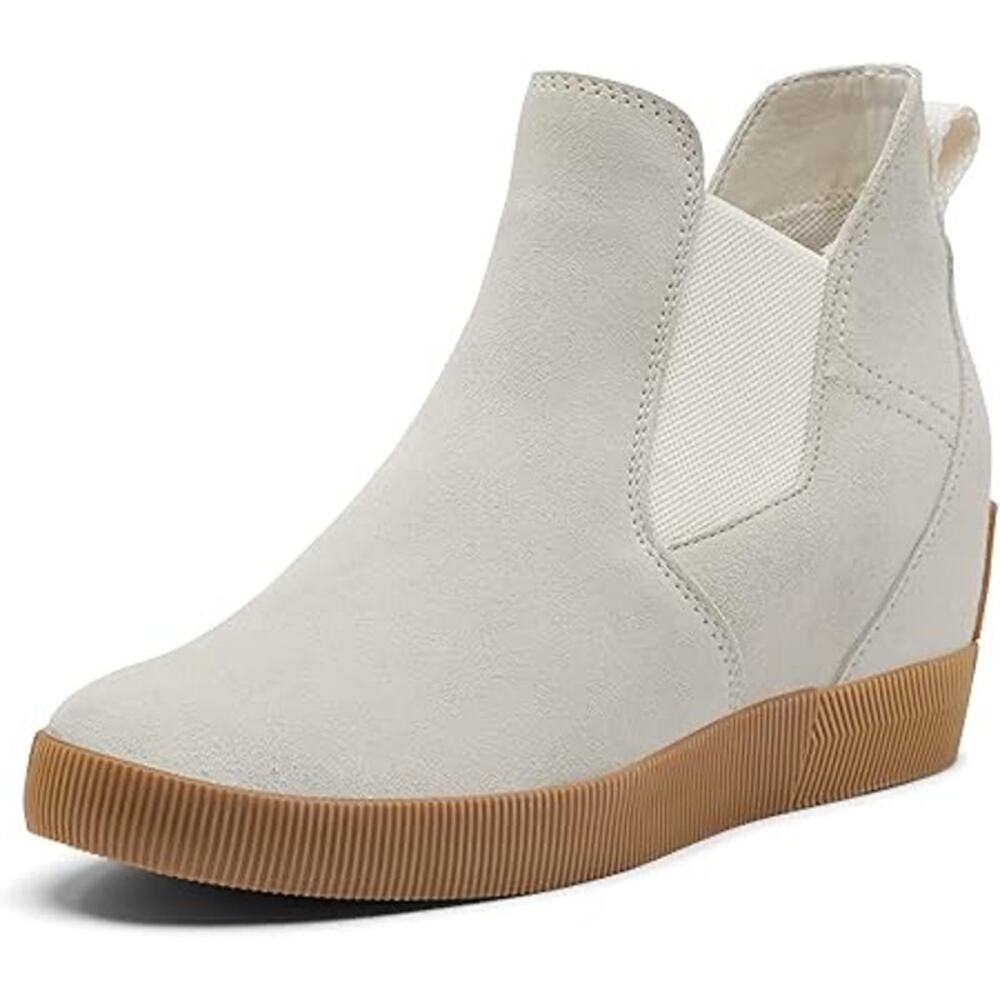 SOREL x CALIA Out 'N About Slip-On Waterproof Wedge Size 9 Ivory Gorpcore